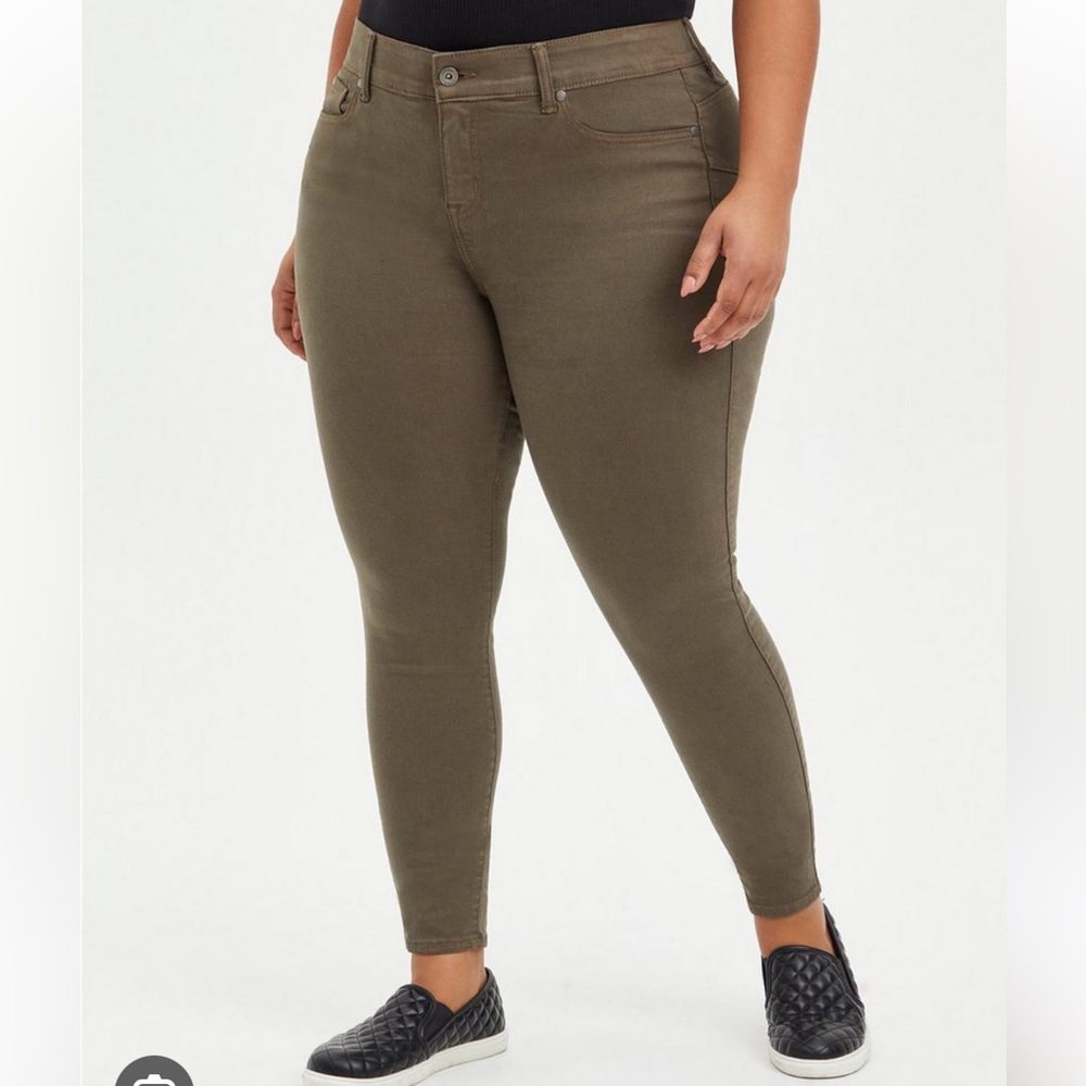 Torrid Brown Skinny Jeans